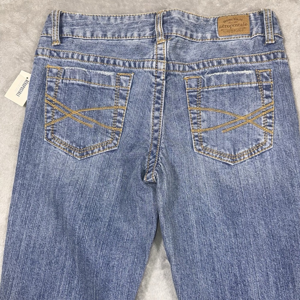 Aeropostale Women's Hailey Skinny Flare Curvy Fit Low Rise Size 7/8 Preppy NWT - Picture 13 of 15